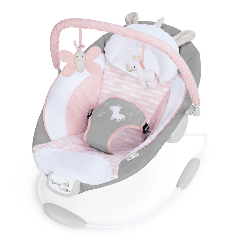 Ingenuity Baby Bouncer Chair/Rocker Seat 0m+ Infant/Newborn w/ Toys