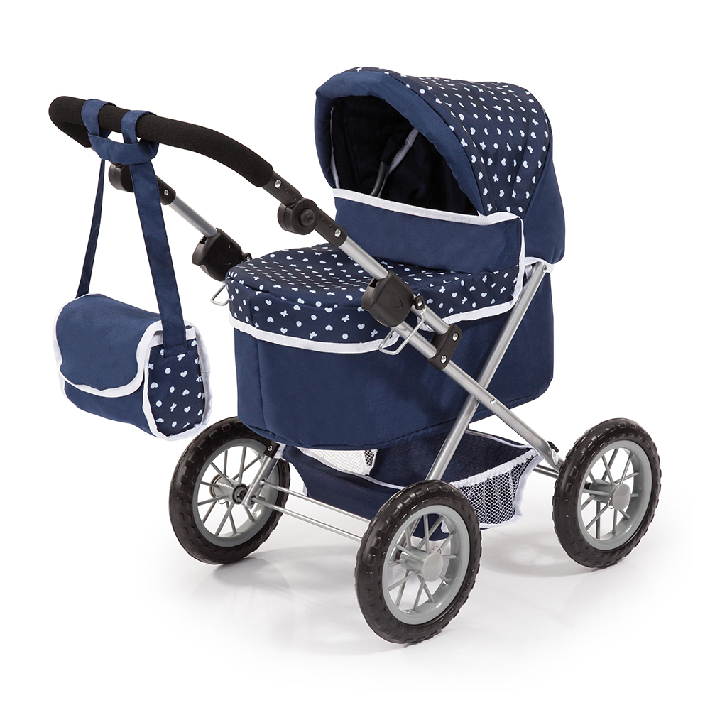 blue kids pram