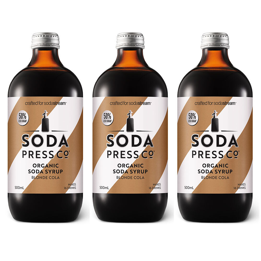 3pk 500ml Organic W 50 Less Sugar Soda Press Syrup Mix For Sodastream