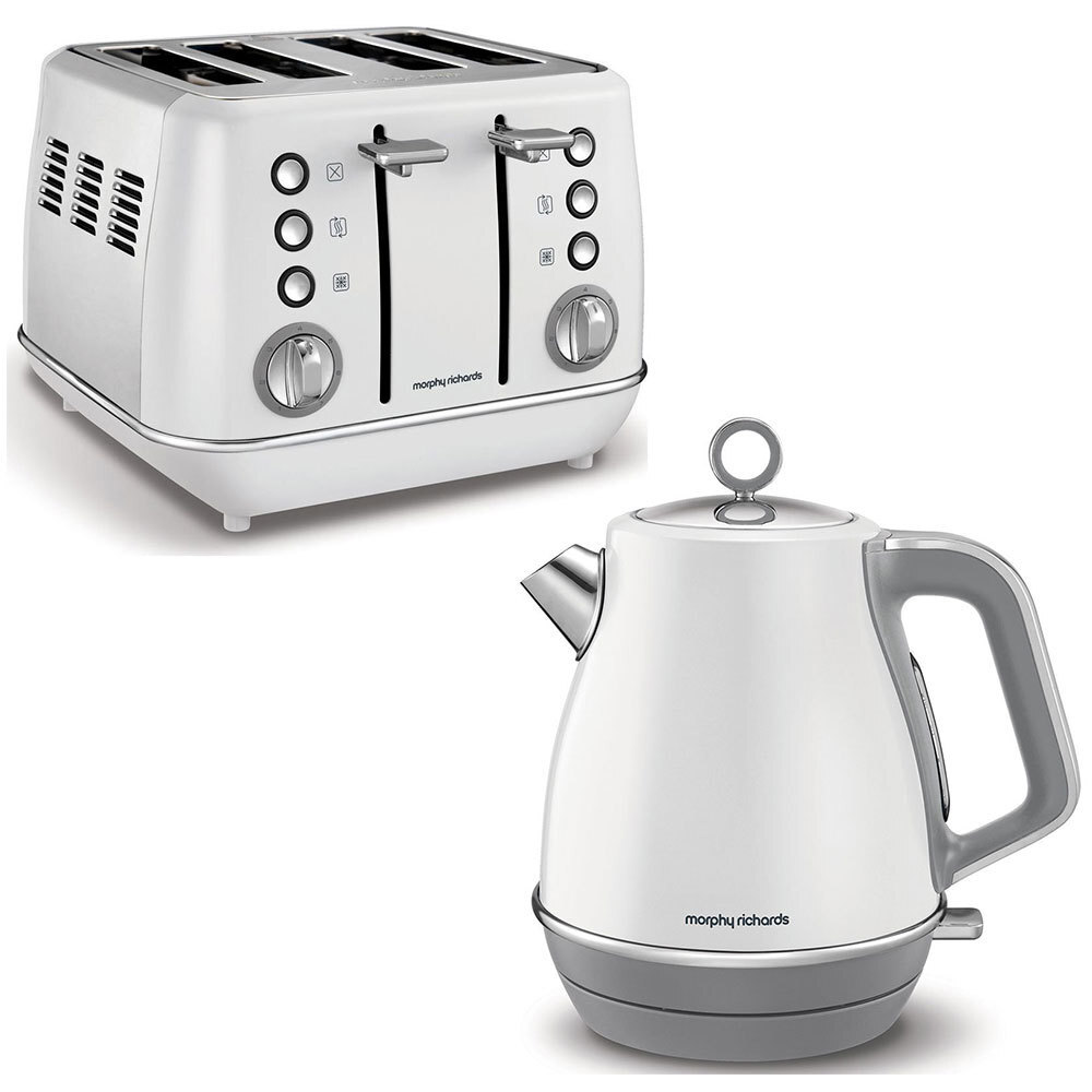 morphy richards kettle toaster and microwave set