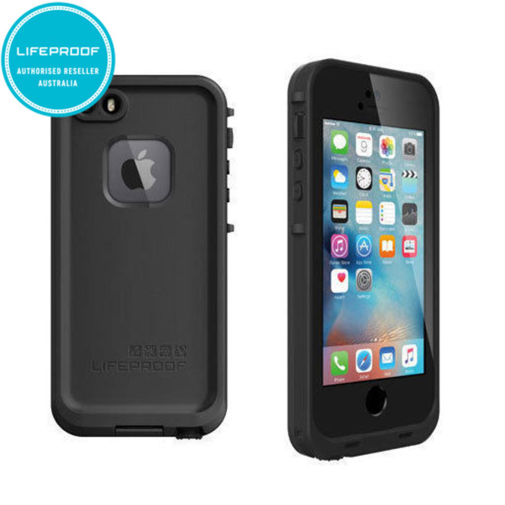 Lifeproof Fre Waterproof Shockproof Black Case Cover For Iphone 5 5s Se1st Gen 9310001297752 2427